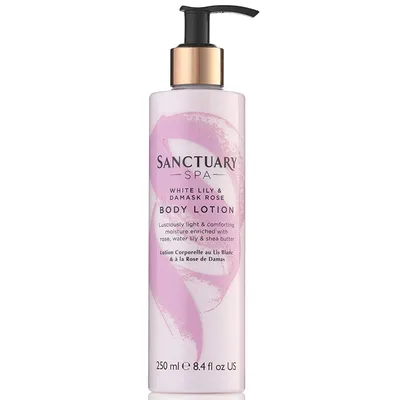 The Sanctuary White Lily and Damask Rose, Body Lotion (Balsam do ciała `Biała lilia i róża`)