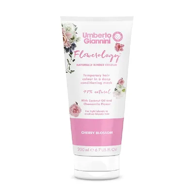 Umberto Giannini Flowerology,  Temporary Hair Colour in a Deep Conditioning Mask (Maska koloryzująca do włosów (różne rodzaje))