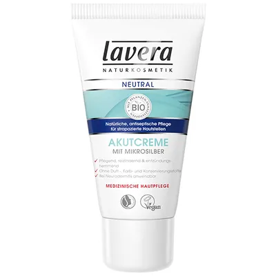Lavera Neutral, Akutcreme mit Mikrosilber (Krem SOS z mikrosrebrem)
