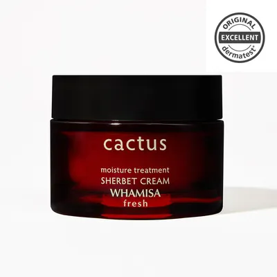 Whamisa Fresh, Cactus Moisture Treatment, Sherbet Cream (Lekki krem nawilżający)