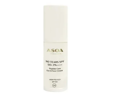 Asoa No Tears SPF 50+ PA++++ Peptide Care Eye and Face Cream (Krem pod oczy)