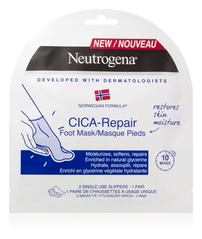 Neutrogena Norwegian Formula, CICA Repair, Foot Mask (Maseczka nawilżająca do nóg)