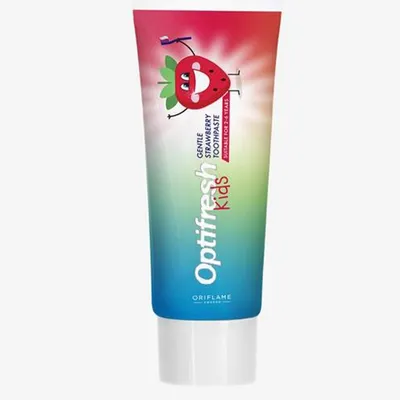 Oriflame Optifresh for Kids, Gentle Strawberry Toothpaste (Pasta do zębów dla dzieci o smaku truskawkowym)