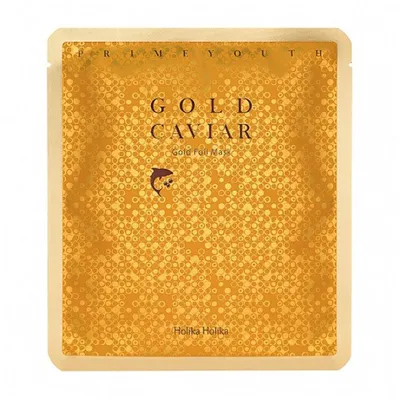 Holika Holika Prime Youth Gold Caviar Mask (Maseczka nawilżająca z kawiorem ze złotem)