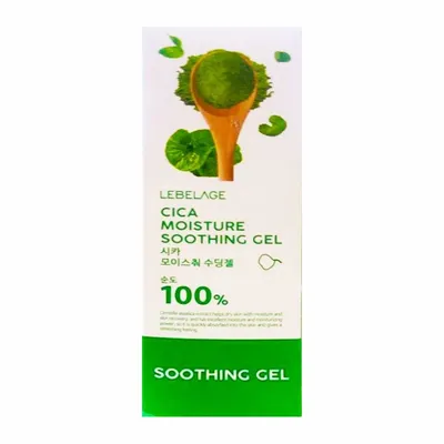 Lebelage Cica Moisture Soothing Gel 100% (Kojący żel do twarzy)