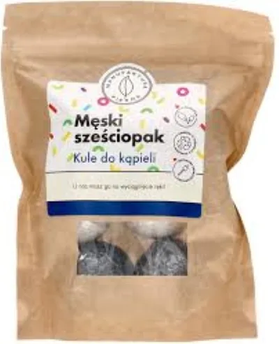 Manufaktura Piękna Kule do kąpieli `Męski sześciopak `