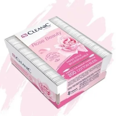 Cleanic Rose Beauty Cotton Pads (Patyczki higieniczne)