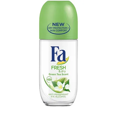 Fa Fresh & Dry, Green Tea, Roll - On (Dezodorant w kulce)