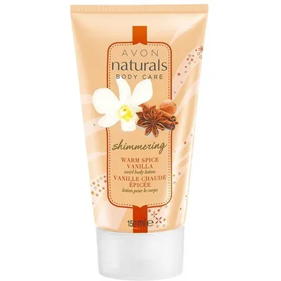 Avon Naturals, Warm Spice & Vanilla, Shimmering Swirl Body Lotion (Dwufazowy balsam do ciała `Rozgrzewające przyprawy i wanilia`)