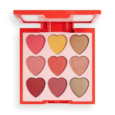 I Heart Revolution Heartbreakers, Eyeshadow Palette Courage (Paleta 9 cieni do powiek)