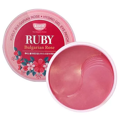 Petitfee Koelf Ruby & Bulgarian Rose Eye Patch (Hydrożelowe płatki pod oczy)
