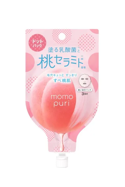 BCL Momo Puri, Fresh Dot Mask (Maska glinkowa oczyszczająca pory)