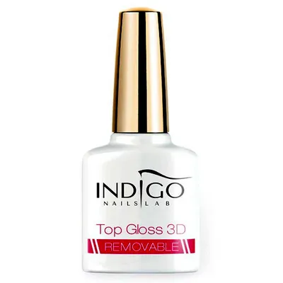Indigo Nails Lab Removable Top 3D Gloss (Nabłyszczający top hybrydowy)