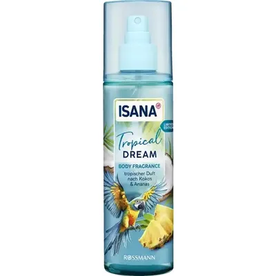 Isana Tropical Dream, Fragrance Body Mist (Mgiełka zapachowa do ciała)