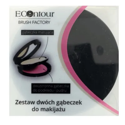 ECOntour Brush Factory Zestaw dwóch gąbeczek do makijażu