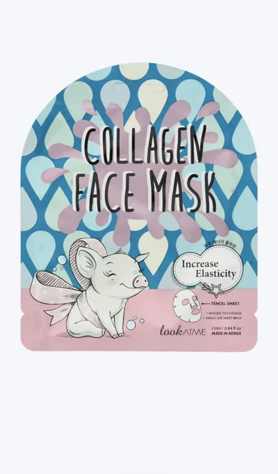 Look at Me Collagen Face Mask (Uelastyczniająca maska w płachcie `Hydrolizowany kolagen`)