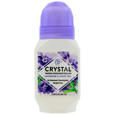 Crystal Essence, Mineral Deodorant Roll-On, Lavender & White Tea (Dezodorant w kulce)