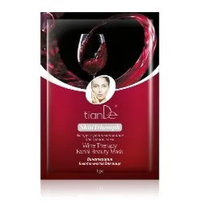 TianDe Wine Therapy Facial Mask (Maseczka upiększająca `Terapia winem`)