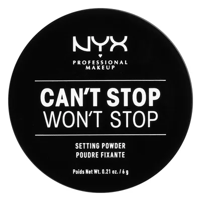 NYX Professional Makeup Can't Stop Won't Stop, Setting Powder (Sypki puder utrwalający)