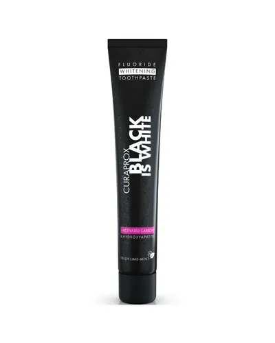 Curaprox Black is White, Tough Whitening Toothpaste (Wybielająca pasta do zębów z aktywnym węglem)