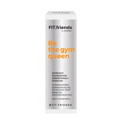 FIT.Friends by Oceanic Be the Gym Queen Workout Foundation, Supertrwały podkład
