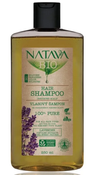 Natava Bio, Hair Shampoo Lavender (Szampon do włosów `Lawenda`)