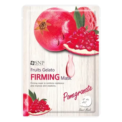 SNP Fruits Gelato Pomegranate Firming Mask (Ujędrniająca maska w płachcie z ekstraktem z granatu)