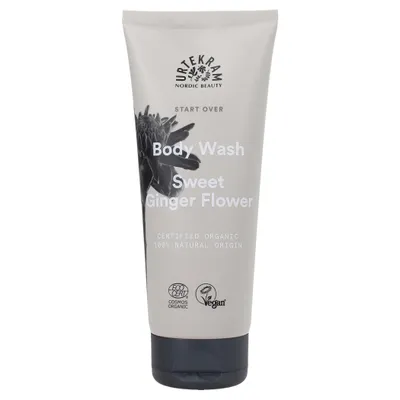 Urtekram Start Over, Sweet Ginger Flower Body Wash (Żel pod prysznic)