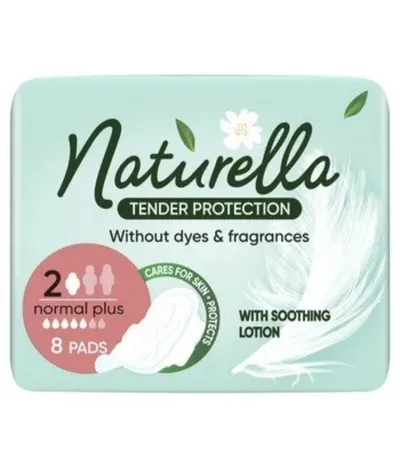 Naturella Tender Protection, Normal Plus, Podpaski higieniczne ze skrzydełkami
