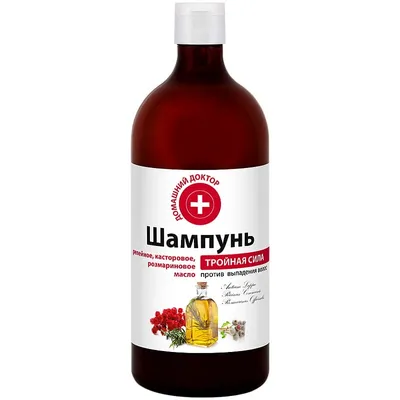 Domowy Doktor Szampon do włosów `Olejek łopianowy, rycynowy i rozmarynowy`