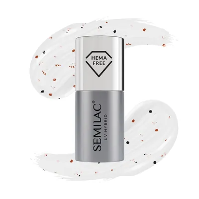 Semilac Terrazzo Top Coat (Top Coat z efektem lastryko)