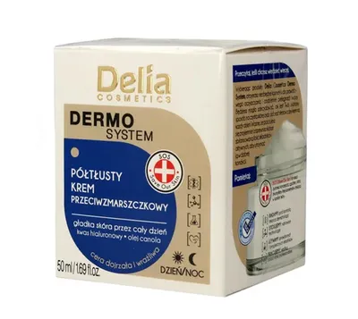 Delia Dermo System, Półtłusty krem przeciwzmarszczkowy