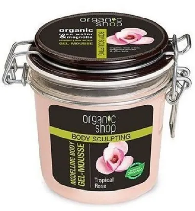 Organic Shop Body Sculpting, Modelling Body Gel Mousse (Modelujący żel-mus do ciała 'Róża tropiku')