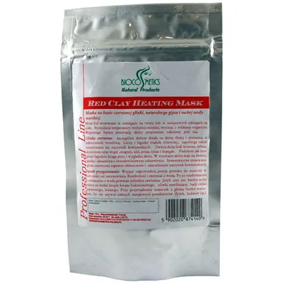 Biocosmetics Red clay heating mask (Maseczka samorozgrzewająca z glinką czerwoną)