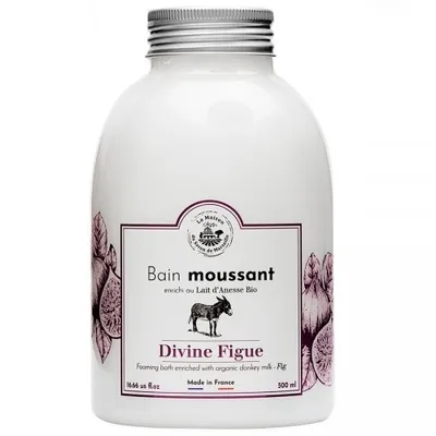 La Maison du Savon Bain Moussant Lait d' Anesse Divine Figue (Pieniący krem do kąpieli z oślim mlekiem `Figa`)
