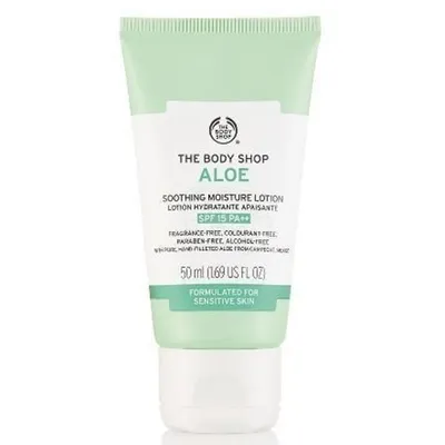 The Body Shop Aloe, Soothing Moisture Lotion SPF15 (Balsam do twarzy SPF 15)
