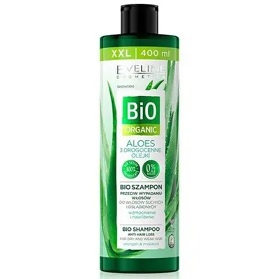 Eveline Cosmetics Bio Organic, Bioszampon przeciw wypadaniu włosów do włosów suchych i osłabionych