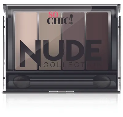 So Chic! Nude Collection, Quattro Eyeshadow (Cień poczwórny do powiek)