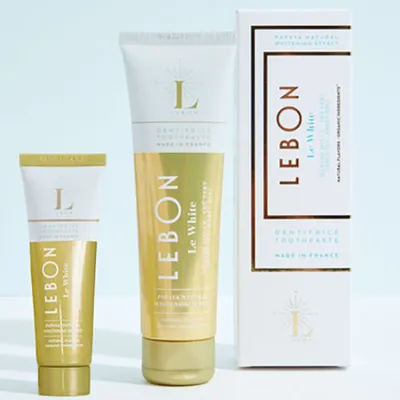 Lebon LeWhite Toothpaste (Wybielająca pasta do zębów o smaku słodkiej mięty i zielonej herbaty)