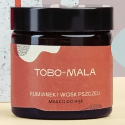 Tobo + Mala Masło do rąk `Rumianek + wosk pszczeli`