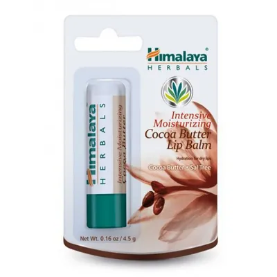 Himalaya Herbals Intensive Moisturizing Cocoa Butter Lip Balm (Intensywnie nawilżający balsam do ust z masłem kakowym)