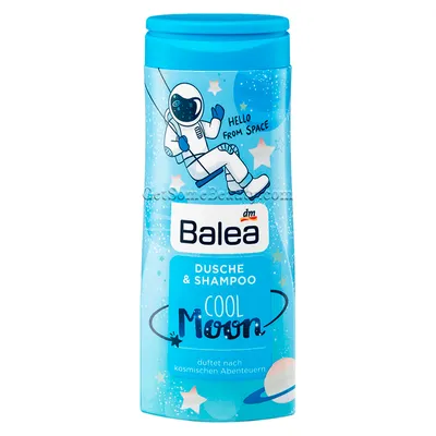 Balea Kids, Dusche & Shampoo Cool Moon (Żel pod prysznic i szampon dla dzieci)