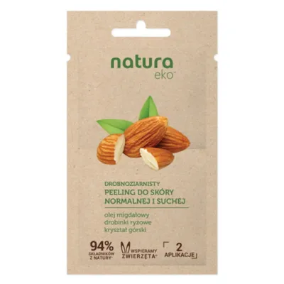 Natura Eko Drobnoziarnisty peeling do twarzy
