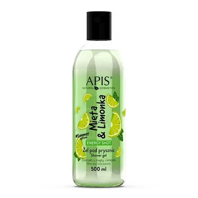 Apis Energy Shot, Żel pod prysznic `Mięta & Limonka`