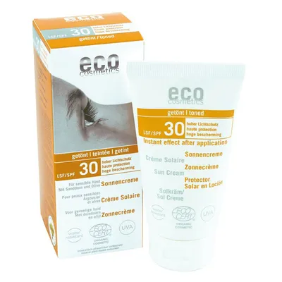 Eco Cosmetics Tonujący krem na słońce SPF30 - wysoka ochrona