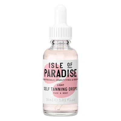 Isle of Paradise Self Tanning Drops Light (Olejek samoopalający do jasnej karnacji)