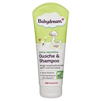 Babydream Extra Sensitive, Dusche & Shampoo (Żel pod prysznic i szampon)