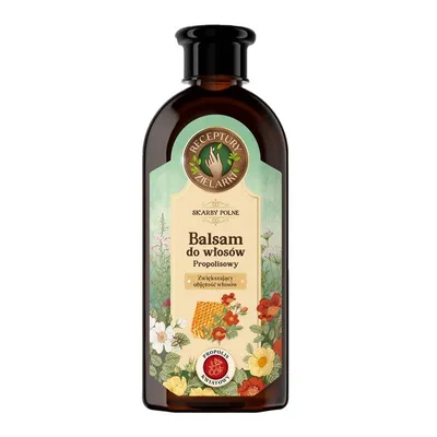 Receptury Zielarki Propolisowy balsam do włosów zwiększający objętość Propolis kwiatowy