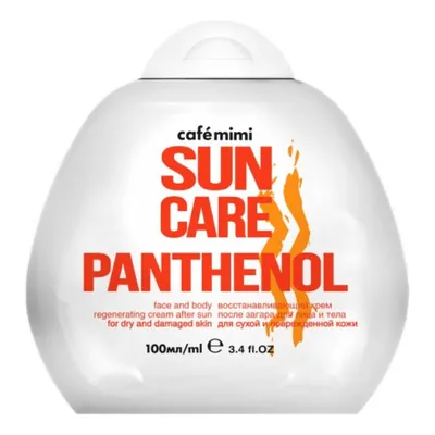Cafe Mimi Sun Care, Krem do twarzy i ciała po opalaniu `Pantenol`