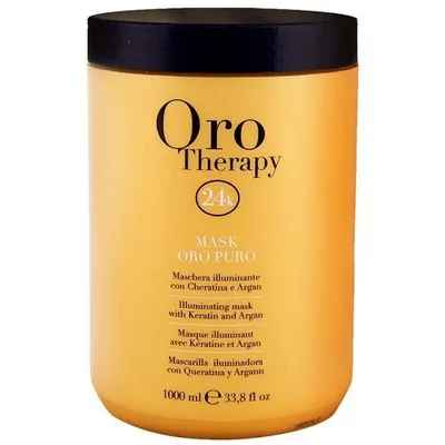 Fanola Oro Therapy, Illuminating Mask with Keratin & Argan (Maska rozświetlająca)